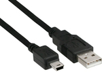 InLine USB 2.0 USB A Male - miniUSB B Male, 3m 33107M