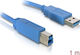 DeLock USB 3.0 Cable USB-A male - USB-B male 1m (82580)