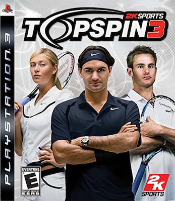 Top Spin 3 PS3 Game (Used)