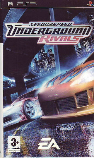 Need For Speed Underground Rivals PSP Game (Used)
