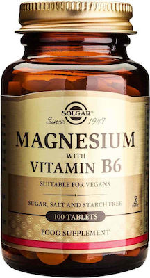 Solgar Magnesium with Vitamin B6 100 Registerkarten