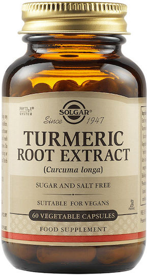 Solgar Standardised Turmeric Root Extract 60 φυτικές κάψουλες