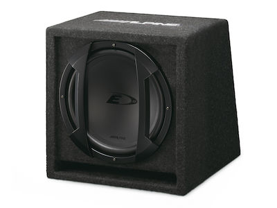 Alpine Subwoofer Αυτοκινήτου 10" 150W RMS με Κούτα