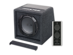 Alpine Self-amplified Car Audio Subwoofer 8" 100W RMS with Box