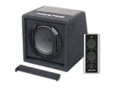 Alpine Selbstverstärkter Auto-Subwoofer 8" 100W RMS mit Gehäuse