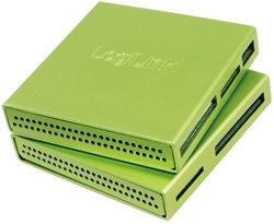 LogiLink Alu Card Reader USB 2.0 for /S/D/ /m/i/c/r/o/S/D/ /M/e/m/o/r/y/S/t/i/c/k/ / / / Green