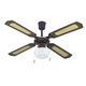 Primo WS42-4CL Ceiling Fan 105cm with Light Brown