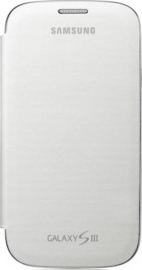 Samsung Buchen Sie Synthetisches Leder Weiß (Galaxy S3)