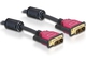 DeLock Cable DVI-D male - DVI-D male 2m Μαύρο (84345)