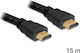 DeLock HDMI 1.4 High Speed 1080p 120Hz Cable HDMI Male - HDMI Male 15m Black