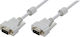 LogiLink Кабел VGA мъжки - VGA мъжки Бял 10м (CV0028)