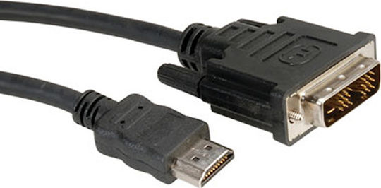 Roline Kabel DVI-D-Stecker - HDMI-Stecker 3m Schwarz (11.04.5532)