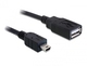 DeLock 0.5m USB 2.0 Cable A-Female to mini B-Male (82905)