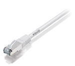 Equip S/FTP Cat.6a Ethernet Network Cable 1m White 1pcs (605610)