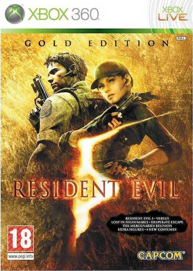 Resident Evil 5 Gold Edition XBOX 360 Game (Used)