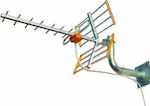 Mistral Yagi 16 Outdoor TV Antenna (Does not Require Power Supply) Orange