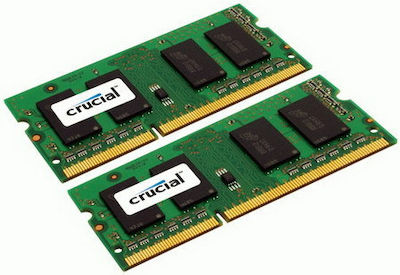 Crucial 8GB DDR3 RAM with 2 Modules (2x4GB) and 1600 Speed for Laptop