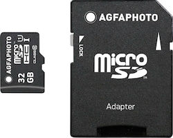 AgfaPhoto microSDHC 32GB Clasa 10 U1 UHS-I cu adaptor