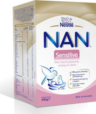 Nestle Milk Formula Nan Sensitive 0m+ 500gr