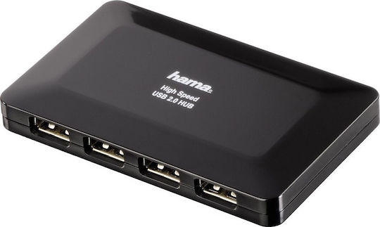 HAMA 78472 Hub 4 Θυρών USB 2.0 με σύνδεση USB-A