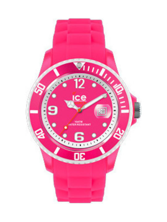 Ice SUN.NPK.U.S.13 Watch with Pink Rubber Strap