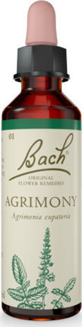 Bach Agrimony Flower Essence in Drops for Relaxation 20ml