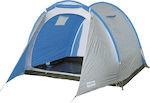 Campus Summer White Tunnel Camping Tent with Double Cloth for 5 People 570x175cm