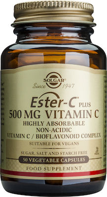 Solgar Ester-C Plus 500mg 50 φυτικές κάψουλες