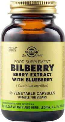 Solgar Bilberry Berry Extract 60 capsule veget