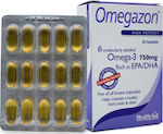 Health Aid Omegazon Ulei de pește 750mg 30 capace