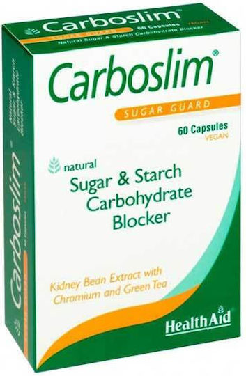Health Aid Carboslim Phase 2 Добавка за Отслабване 60 Капсули