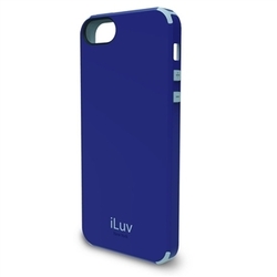 iLuv Coperta din spate Silicon Albastru (iPhone 5/5s/SE) ICA7H321BLU