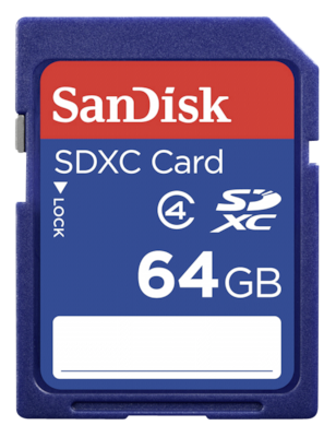 Sandisk SDSDB-064G SDXC 64GB Klasse 4 Standard-Geschwindigkeit