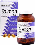 Health Aid Salmon Oil Ulei de pește Potrivit pentru copii 1000mg 60 softgels