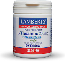 Lamberts L-Theanine 200mg 60 Ταμπλέτες Unflavoured