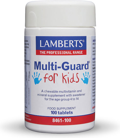 Lamberts Multi-Guard For Kids Multivitamin for Energy & Immune System Boost 30 Tablets