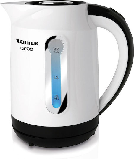 Taurus Aroa Βραστήρας 1.7lt 2200W Λευκός