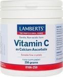 Lamberts Vitamin C as Calcium Ascorbate Βιταμίνη για Ενέργεια & Ανοσοποιητικό 250gr