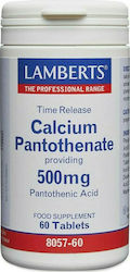 Lamberts Calcium Pantothenate 500mg 60 tabs