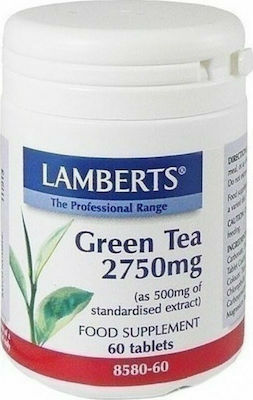 Lamberts Green Tea 2750mg 60 ταμπλέτες