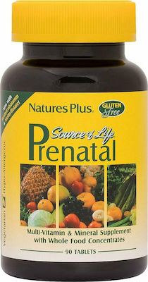 Nature's Plus Source of Life Prenatal Supplement for Pregnancy 90 tabs