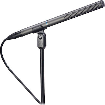 Audio Technica Shotgun / Condenser (Small Diaphragm) XLR Microphone AT897 Shock Mounted/Clip On Mounting