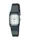 Q&Q VP49-J001Y Γυναικείο Ρολόι 22mm Μπαταρίας με Μαύρο Καουτσούκ Λουράκι