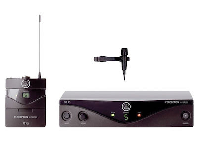 AKG Microfon Wireless Condensator (diafragmă mică) WMS-45 Presenter Montare pe Centură