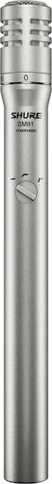 Shure SM81-LC Condenser (Small Diaphragm) Microphone for Vocals in Silver Color