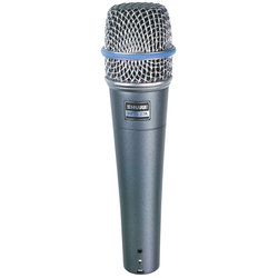 Shure Dynamisch Mikrofon XLR Beta 57A Handheld für Studio in Gray Farbe Beta 57A