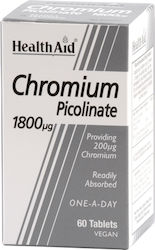 Health Aid Chromium Picolinate 60 ταμπλέτες Health Aid Chromium Picolinate 60 ταμπλέτες
