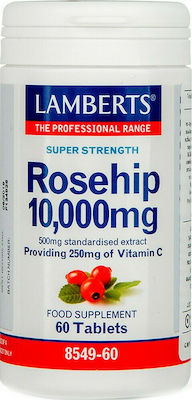 Lamberts Rosehip Βιταμίνη για Ενέργεια & Ανοσοποιητικό 10000mg 60 ταμπλέτες