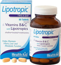Health Aid Lipotropics with Vitamins B & C 60 ταμπλέτες