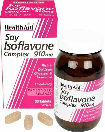 Health Aid Soy Isoflavone Complex Συμπλήρωμα για την Εμμηνόπαυση 30 ταμπλέτες